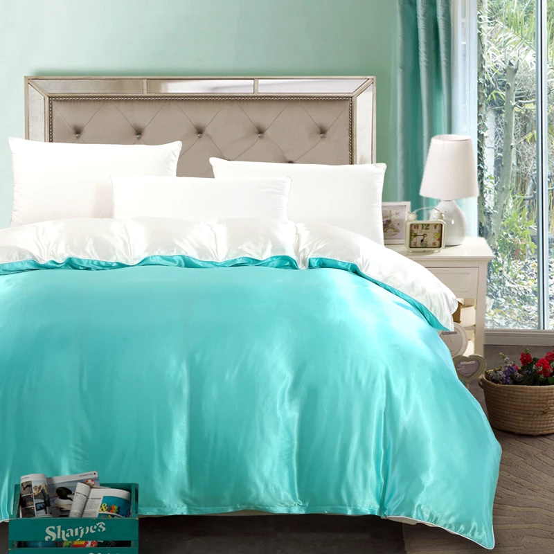 Роскошное шелковое покрывало верблюда/винно Красного цвета для двуспальной