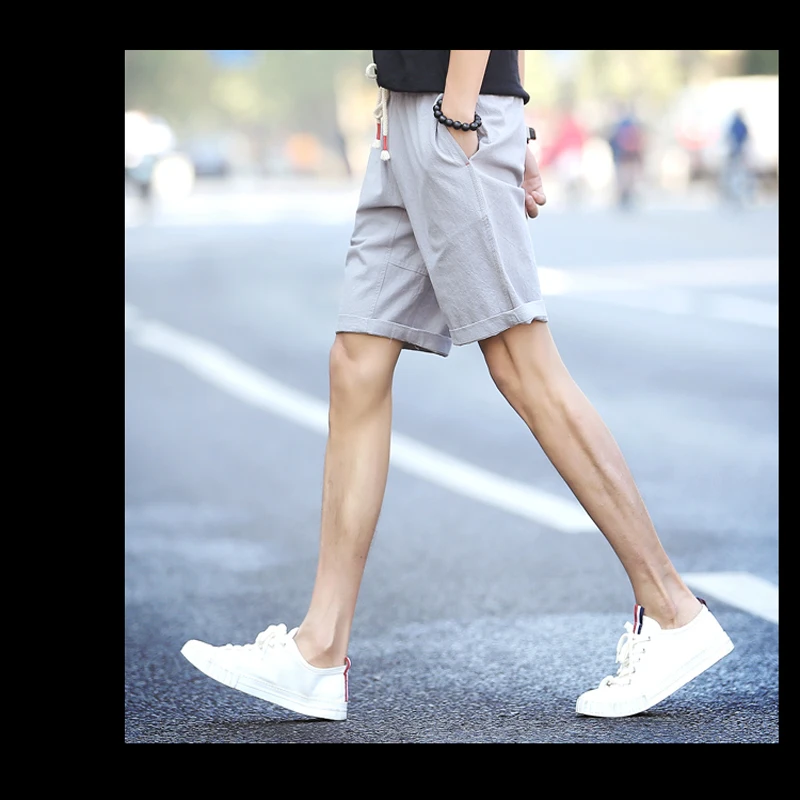 

new Summer Cotton Shorts Men Fashion Brand Boardshorts Breathable Male Casual Shorts Comfortable Plus Size Cool Short Masculino