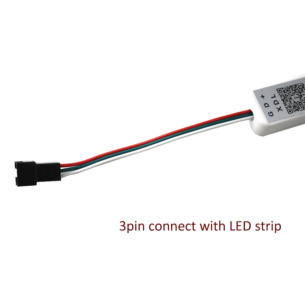 5V 12V Мини RGB Управление Magic светодиодный пикселей Bluetooth с помощью приложения на