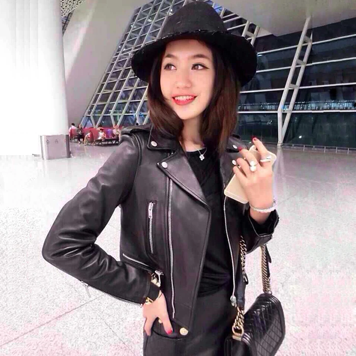 Женская кожаная куртка из мягкой натуральной овечьей кожи | одежда