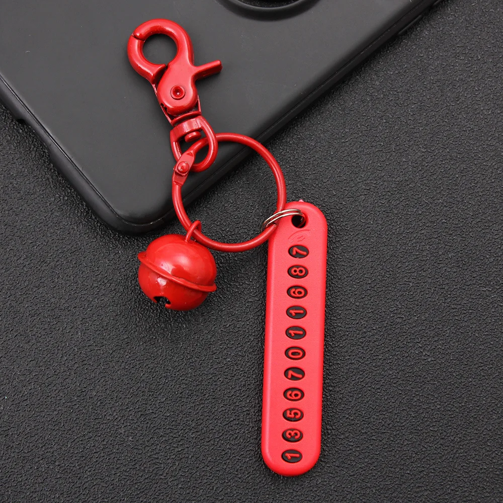 Red buckle Анти-потеря номерной знак кулон-брелок для автомобиля авто карта брелок для автомобиля украшение интерьера розовый синий для Audi - Название цвета: Red buckle