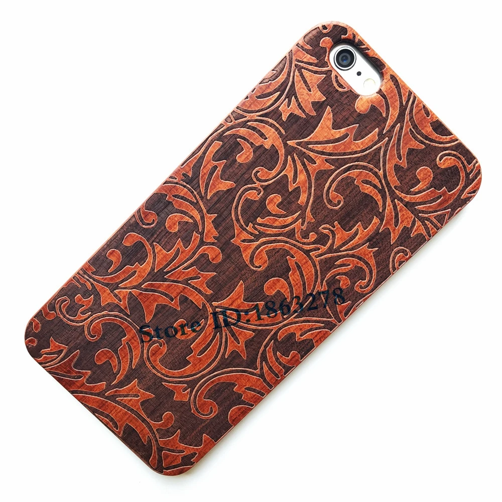 Чехол для телефона с изображением индийского слона Ganesha God деревянный чехол Iphone 7 8