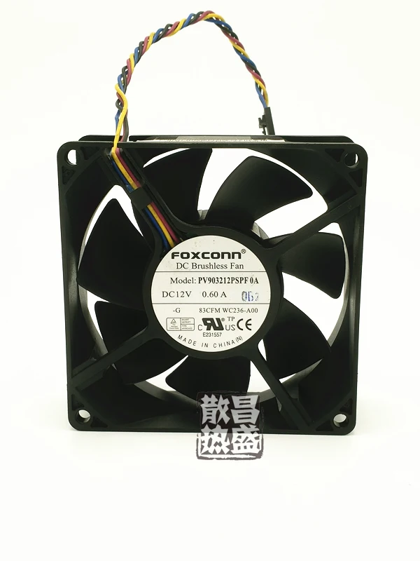 

Foxconn FOXCONN 9032 PV903212PSPF 0A 12V 0.60A 4- 90*32