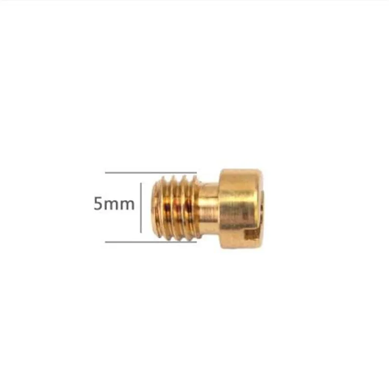 10 шт. мотоцикл Carb 5 мм резьба M5 круглая основная струя размер 60 110 для Mikuni Kenhin