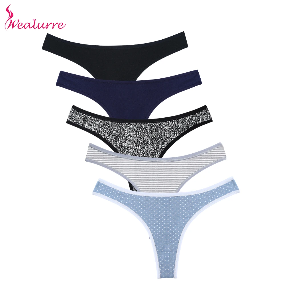 Wealurre 15 Colors Seamless Thongs Women Cotton Low Waist Sexy Panties Female G Strings Ladies Briefs Underwear Invisible Thong |