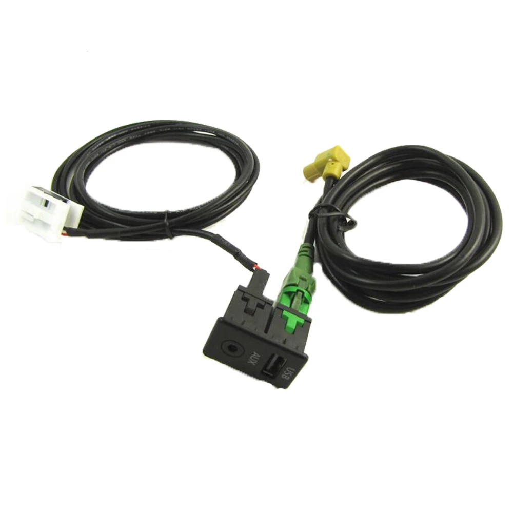 Аудио Vedio USB кабель для VW Passat B6 B7 CC Touran POLO Facelift RCD510 автомобильный стиль аудио AUX