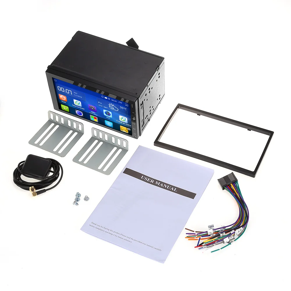 RM CT0009 mp5 автомобиля плеер mp3 7 дюймов Android 2 Din bluetooth gps навигации Автомобильный
