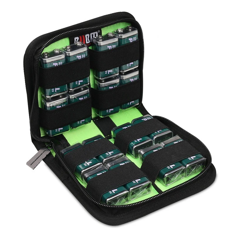 BUBM сумка для аккумуляторной батареи чехол aaa 9V AA AAA N3 3A 2A квадратный