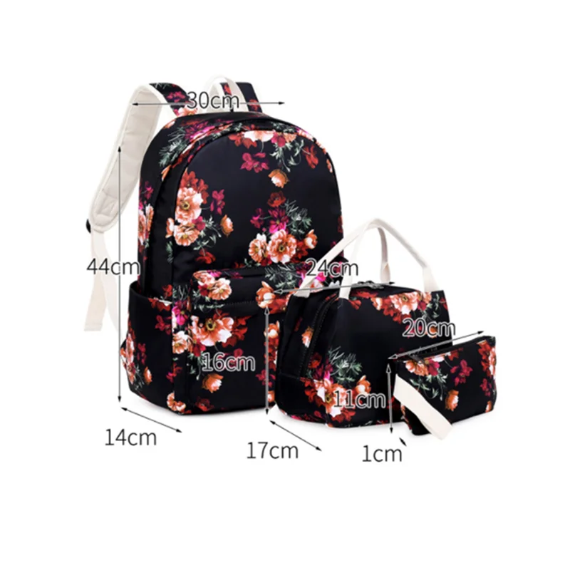 Новинка 2019 нейлоновые двойные сумки на плечо Raged Sheep для девочек 3 шт./компл.