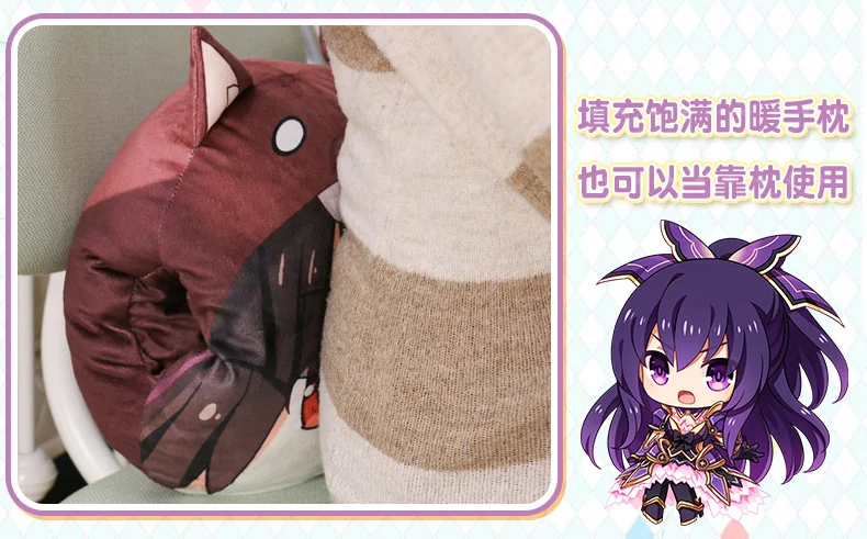 Аниме грелка для рук Подушка Rem My Hero Academy Tensei shitara Slime Datta Ken Косплей теплая зимняя теплая ручная плюшевая игрушка