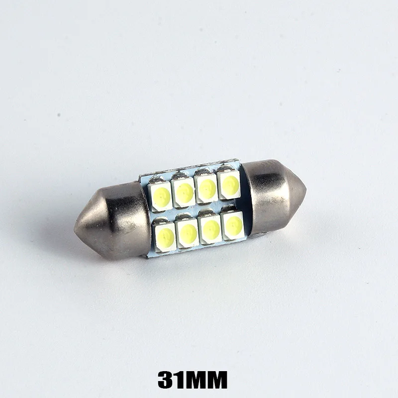 Автомобильный светильник C5W 8 SMD светодиодный 10 шт. 31 мм 36 мм/39 мм/41 белый 3528 1210 8SMD