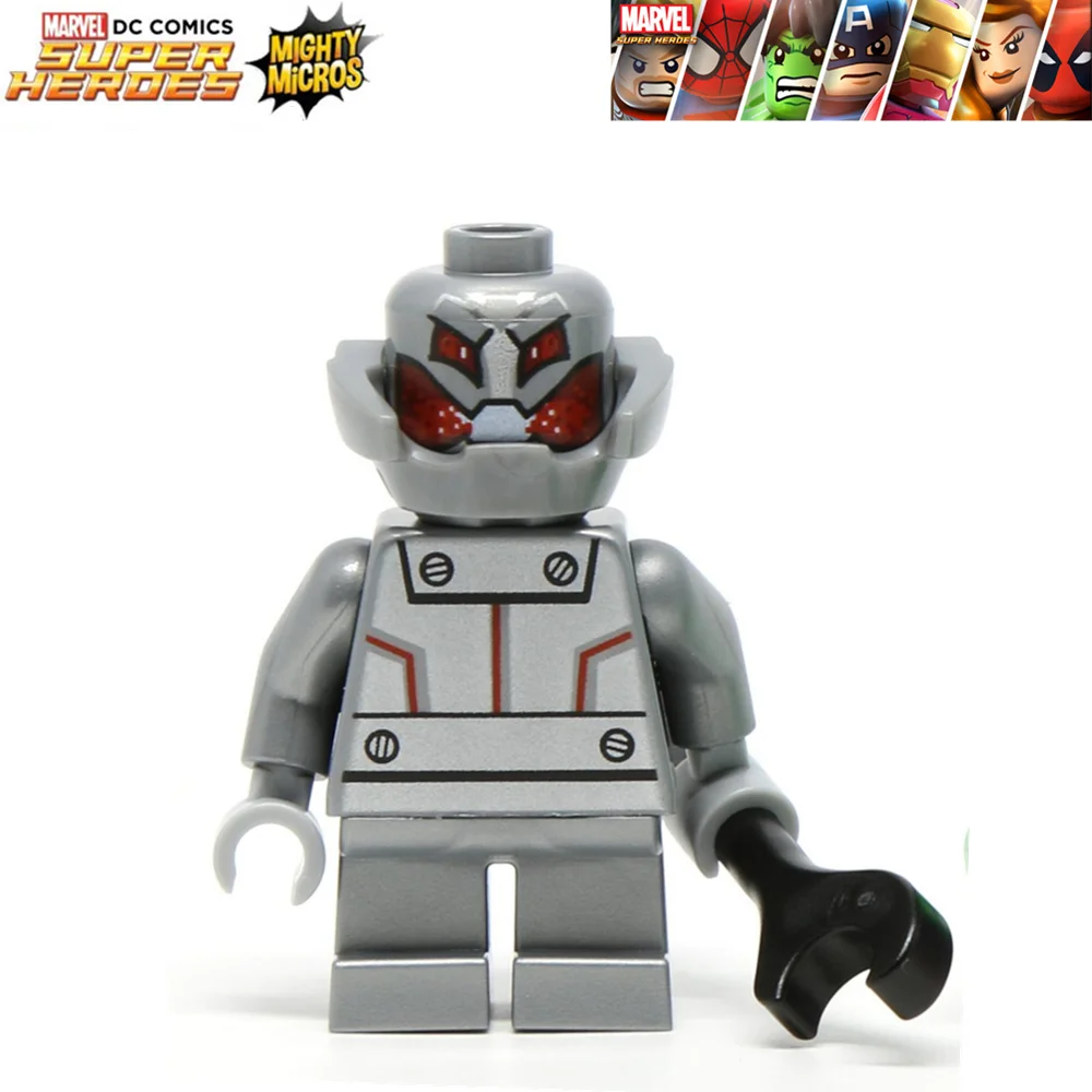 Одиночная продажа MIGHTY MICROS Ultron Bane Red Skull Robin Batman Super Heroes Мстители minifig модель
