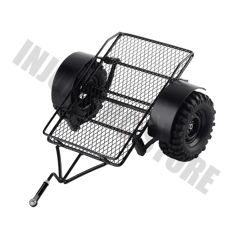 RC автомобильный металлический навесной прицеп для 1:10 масштабе Rock Crawler Traxxas TRX 4 SCX10