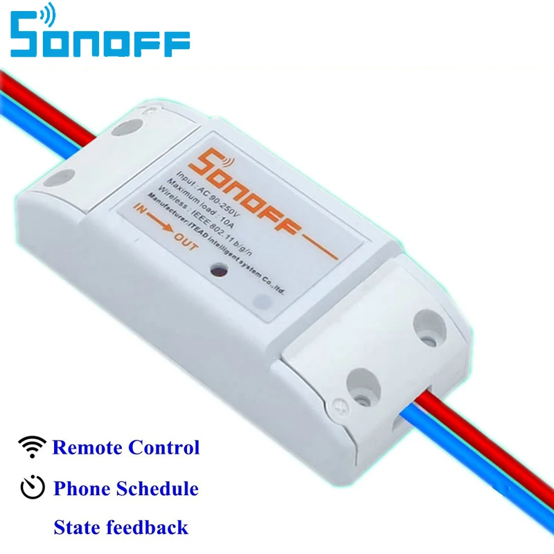 Sonoff Умный дом WiFi удаленный переключатель синхронизации Беспроводное управление