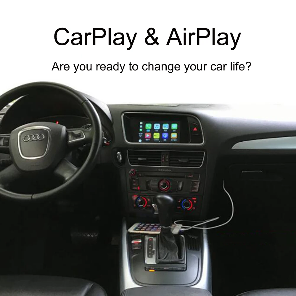 Новинка 2019 беспроводная коробка для Audi CarPlay Apple A3 A4 A5 A6 A7 A8 B9 Q3 Q5 Q7 S4 S5 оригинальный