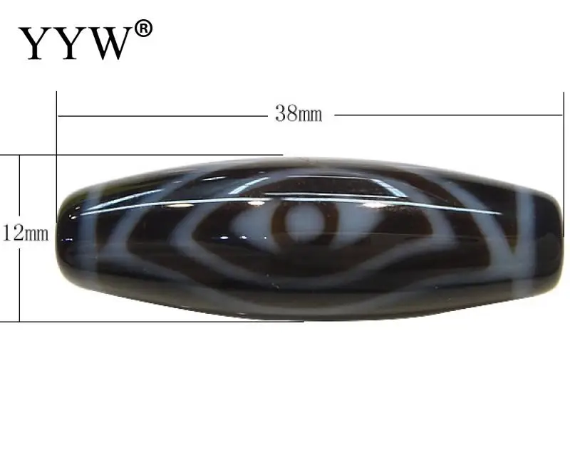 3 шт./лот 2017 модные украшения натуральный Тибетский бисер дзи овальный глаз