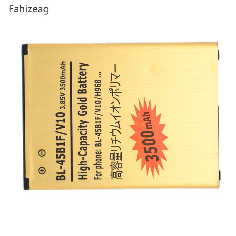 Fahizeag 3500 мАч BL-45B1F запасная батарея для LG V10 H968 H961N H900 H901 VS990 F600 F600L F600S F600K Bateria Batterij |