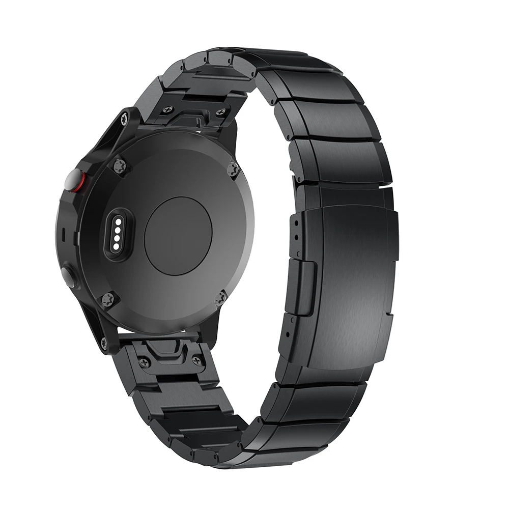 Ремешок из нержавеющей стали для смарт часов Garmin Fenix 5X 5xplus быстросъемный браслет
