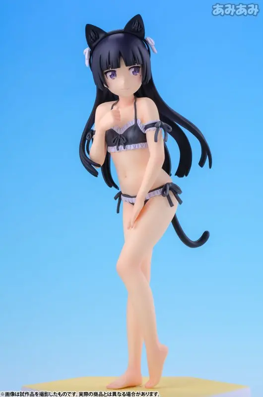 15 см ПВХ Сексуальная японская аниме фигура Gokou Ruri kuro neko черный купальник бикини