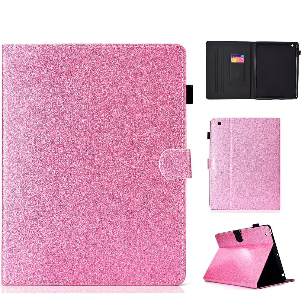 Чехол с блестками для iPad 2 3 4 крышка A1396 A1397 A1416 A1430 A1403 A1458 A1459 подставка чехол
