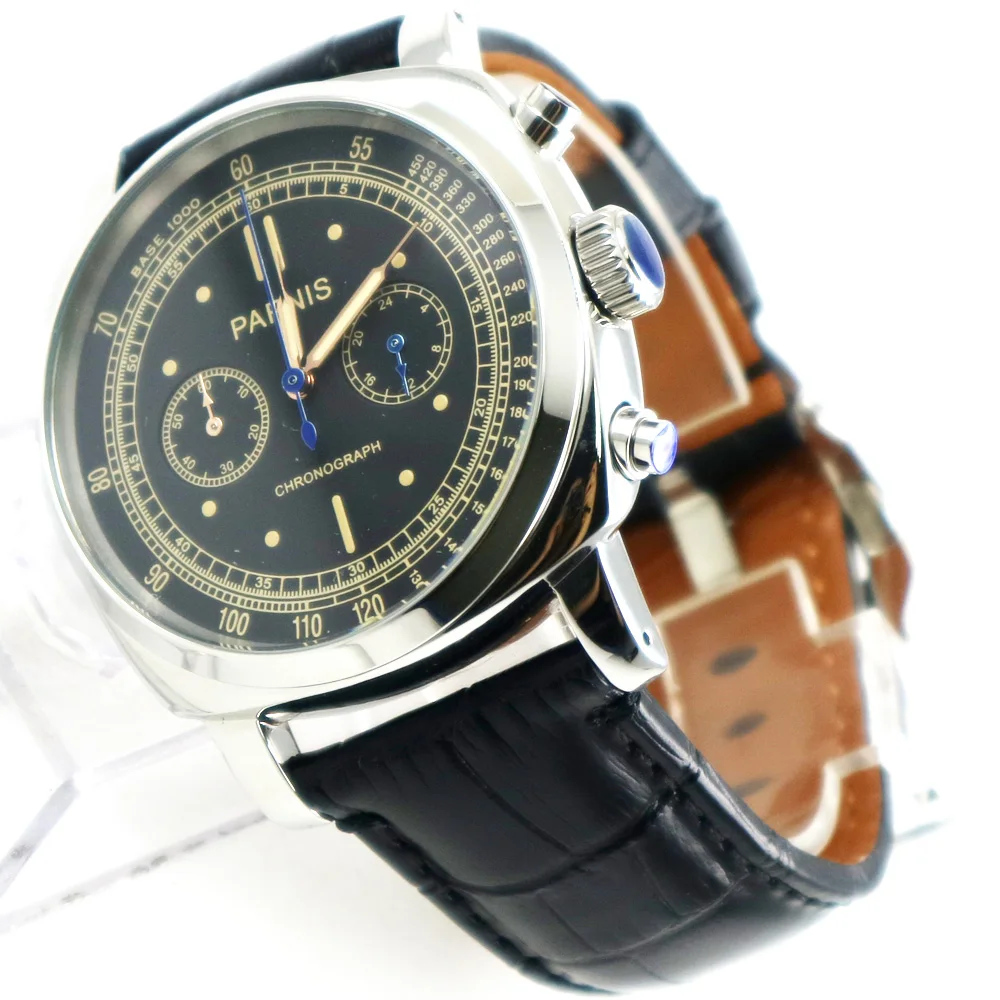 Кварцевые мужские часы с циферблатом 44 мм Parnis|watch men|watch men quartz watchwatch watch |