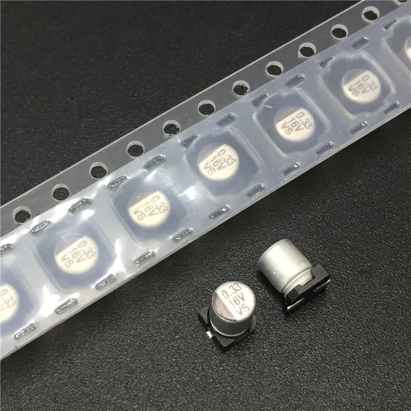 20 шт. 0 33 мкФ 16 В 4x5 4 мм Хорошее качество 16v0.33мкф SMD алюминиевый электролитический