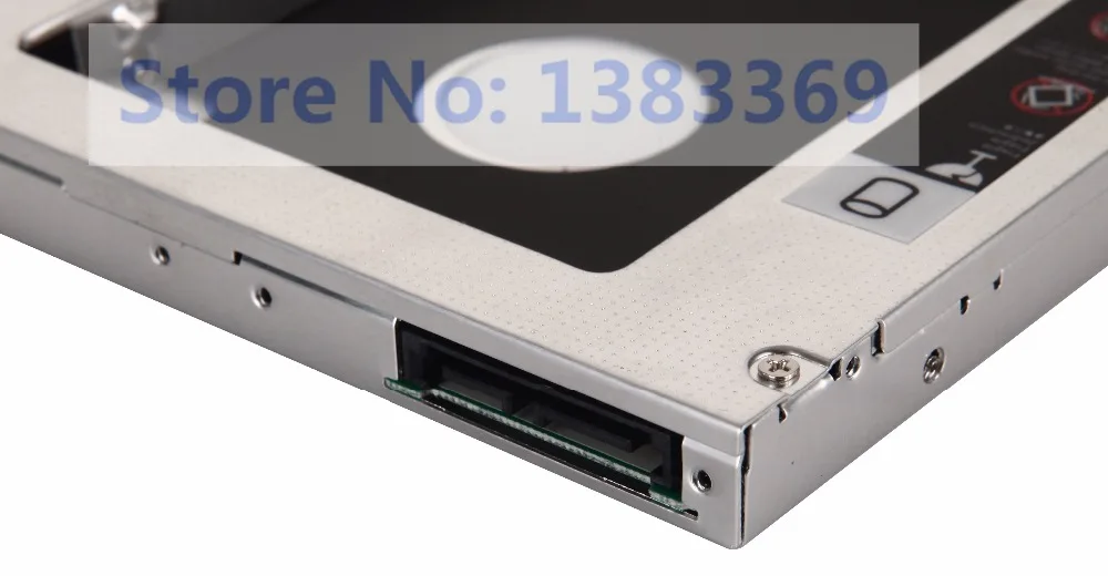 NIGUDEYANG 12 7 мм SATA к 2 й жесткий диск SSD HDD Caddy адаптер для Toshiba Satellite C655 C655D C660 C660D|12.7mm sata|ssd