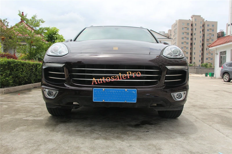 ABS хром матовая передняя противотуманная светильник РА бампер верхняя крышка