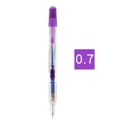 Pentel PD105T боковой пресс 0,5 мм 0,7 мм механический карандаш для школы и офиса канцелярские принадлежности - Цвет: 1- pcs purple 0.7mm
