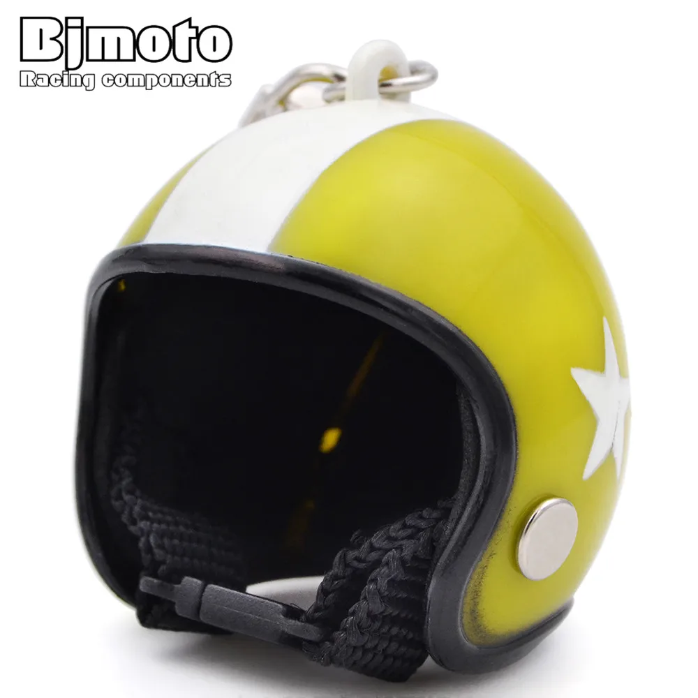 BJMOTO шлем брелок крутой автомобиль мотоцикл брелок мини милый мотоцикл кулон для Harley Sportster подарок ювелирные изделия скидка 29