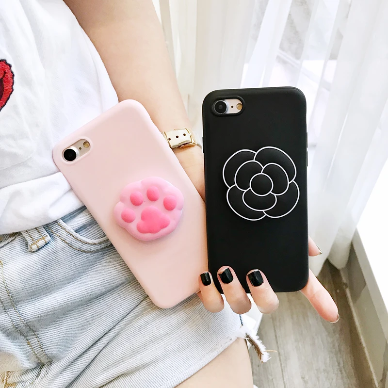 Cyato 3D милый чехол для iphone 6 7 8 plus мягкий ТПУ Plus|Бамперы| |