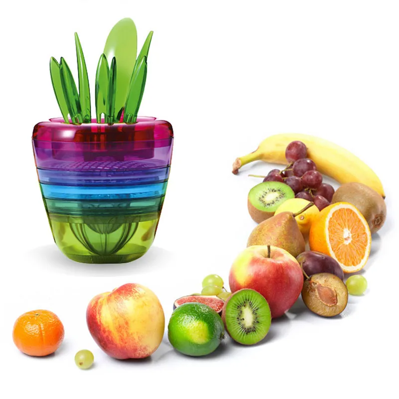10 в 1 Фрукты slicer cutter многофункциональный новый фрукты завод соковыжималка Slicer Cutter