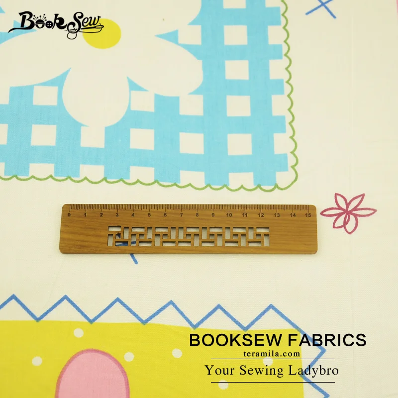 Домашний текстиль booksew хлопковая саржевая ткань цветочный дизайн мягкая