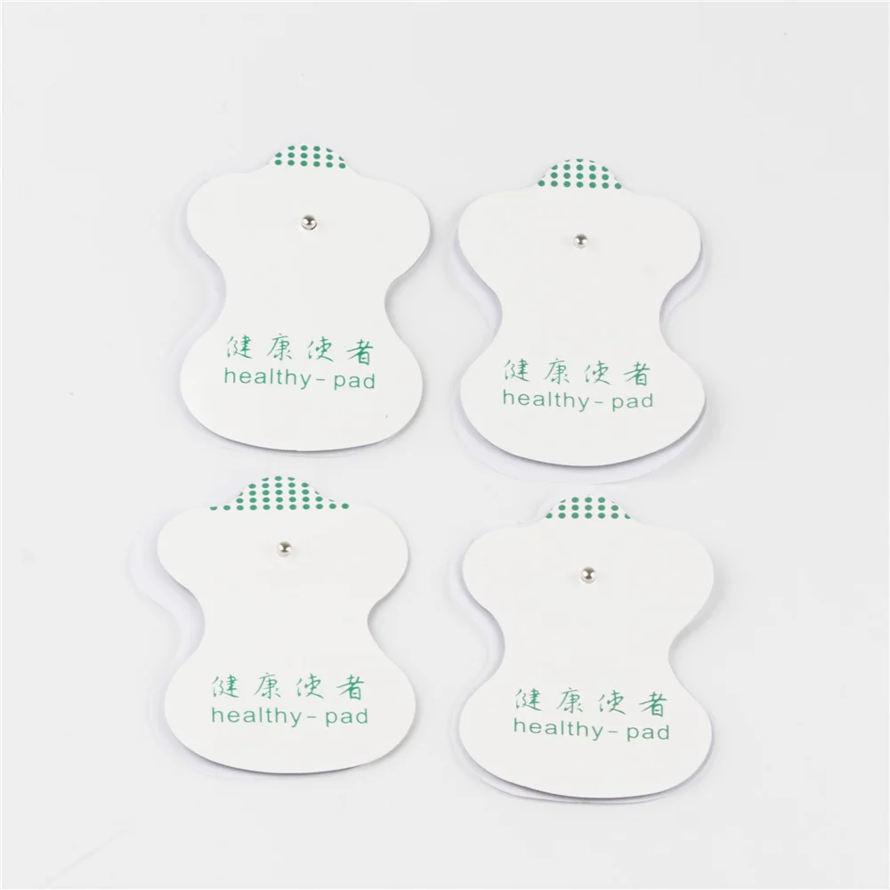 Feecy TM737Pads 4PCS 10 шт. белые электродные накладки цифровые для иглоукалывания Tens цифровой электрод колодки десять терапевтический массажер Pad средней частоты - Цвет: Feecy TM737Pads 4PCS