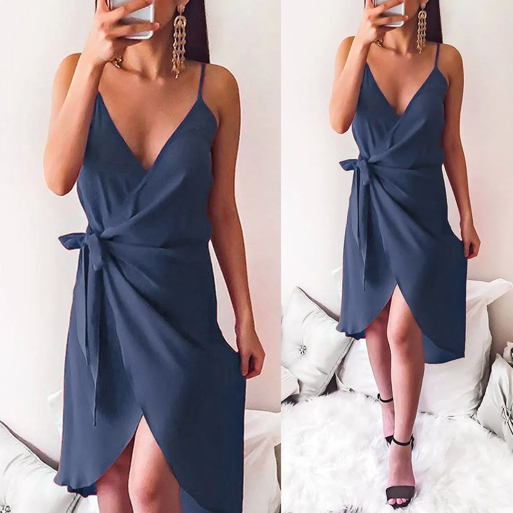 Одежда Vestido De Festa женское платье сексуальное однотонное на бретельках v образный