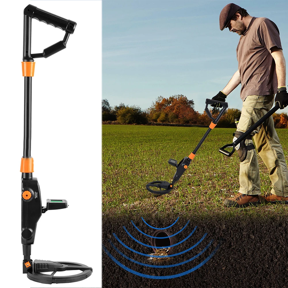 Handheld Waterproof LCD Display Sensitive Portable Metal Detector Underground Adjustable Outdoor | Инструменты