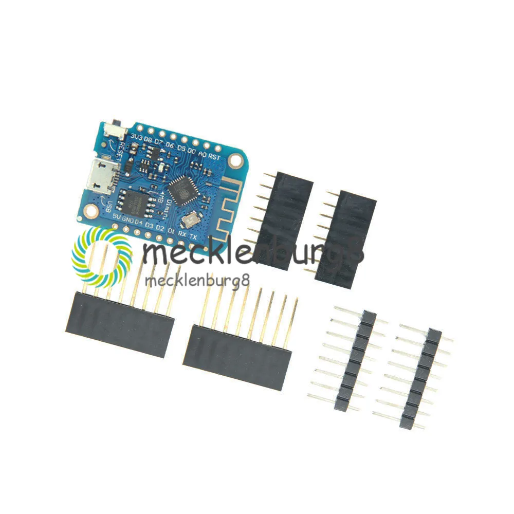 Плата для разработки Wemos D1 Mini V3.0.0 WIFI на основе ESP8266 CH340 CH340G 4 Мб для Arduino Nodemcu V2 MicroPython