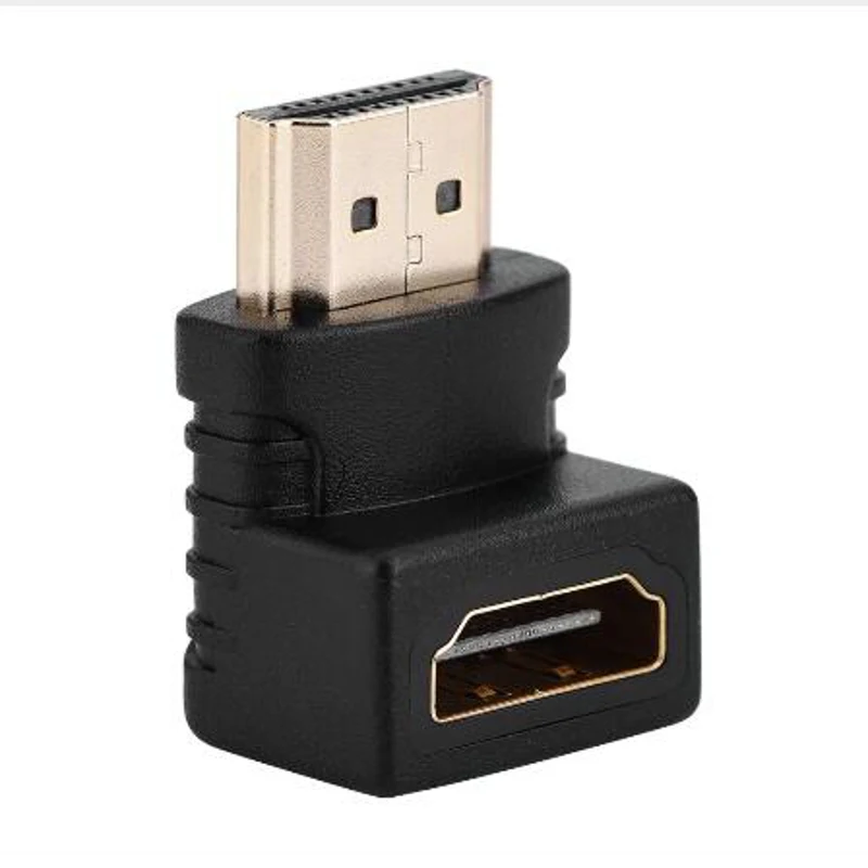 2018 HDMI папа к Женский Кабель адаптер преобразователь удлинитель угол 90 градусов 270