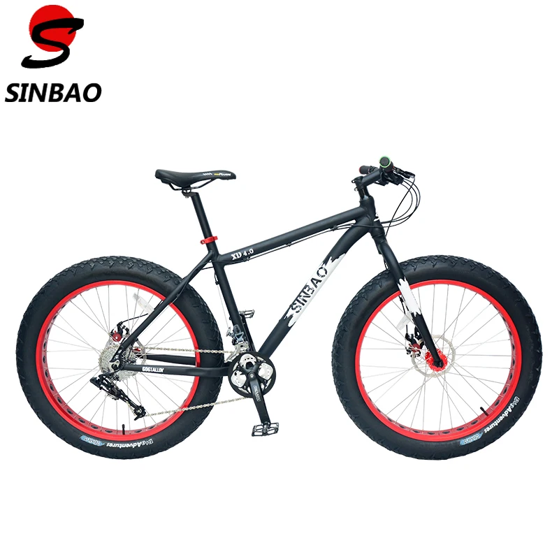 SINBAO Топ Qualtiy 26 ''Снег велосипед 4 0 широкие шины Алюминий сплава рама Sram