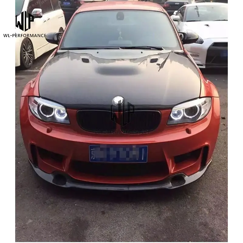 1 серия E82 углеродная заглушка из волокна капот M3 стиль кузова автомобиля