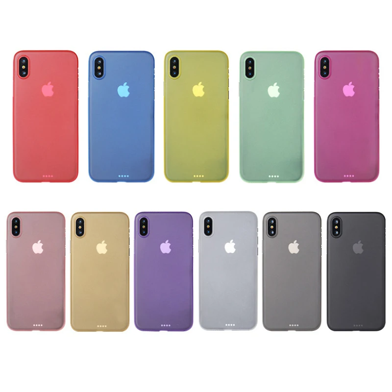 Ультратонкий Тонкий прозрачный матовый чехол для iphone 11 Pro Max 7 8 Plus 6 6S X Xs Xr 5 5S SE