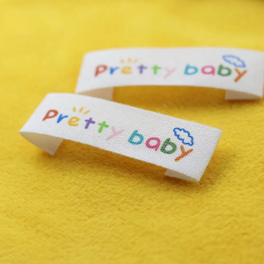 Custom Sewing label Handmade Tags kids Name Labels Cotton Ribbon labels Logo Labels(MD0024) | Дом и сад