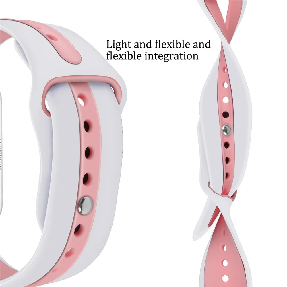 Essidi браслет из мягкой резины ремешок для Apple Watch серии 1 2 3 4 5 Smart Band Loop 38 мм 40 мм 42 мм 44 мм ремешок для Iwatch