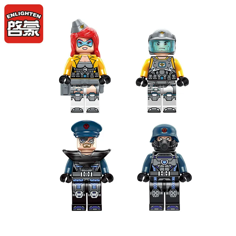 Enlighten High Tech Educational Building Block Children Gift laser radiation gun tank motorcycle Sticker Compatible Legoe | Игрушки и