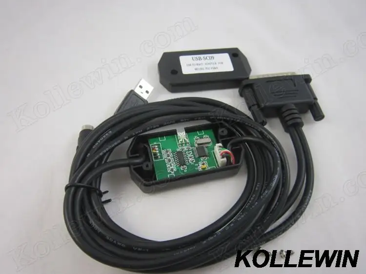 USB SC09 USB/RS422 PLC кабель программирования для FX и серии USBSC09 с индикатором Поддержка