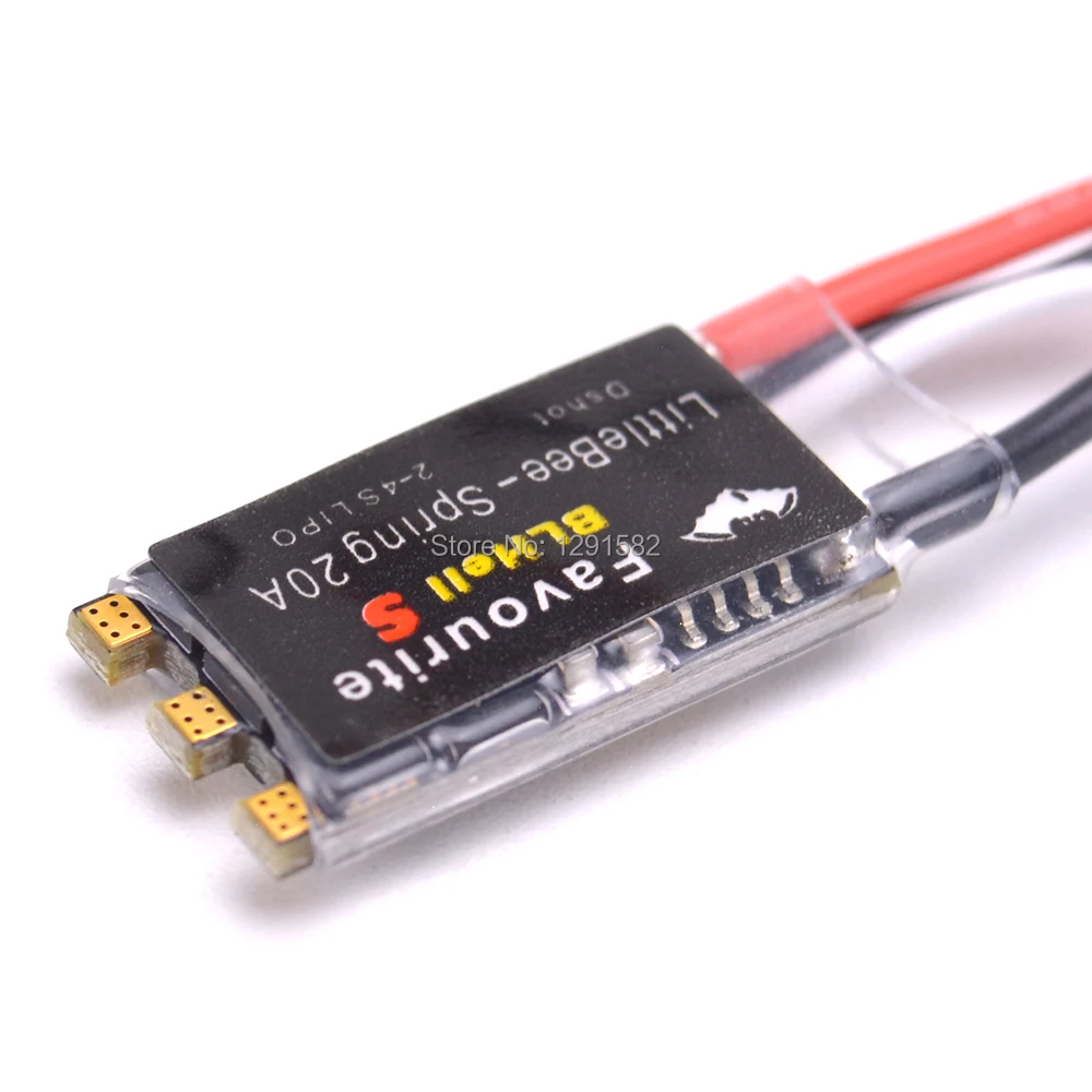 FVT LITTLEBEE BLHeli s SPRING 20A ESC 2 4S поддерживает Mulitshot DSHOT Oneshot42 OneShot125 для QAV X 214 Martian II 220