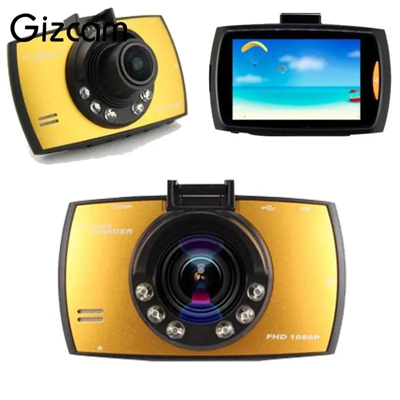 Gizcam Автомобильный видеорегистратор 2 7 дюймов мини камера DVR ночного видения|camcorder