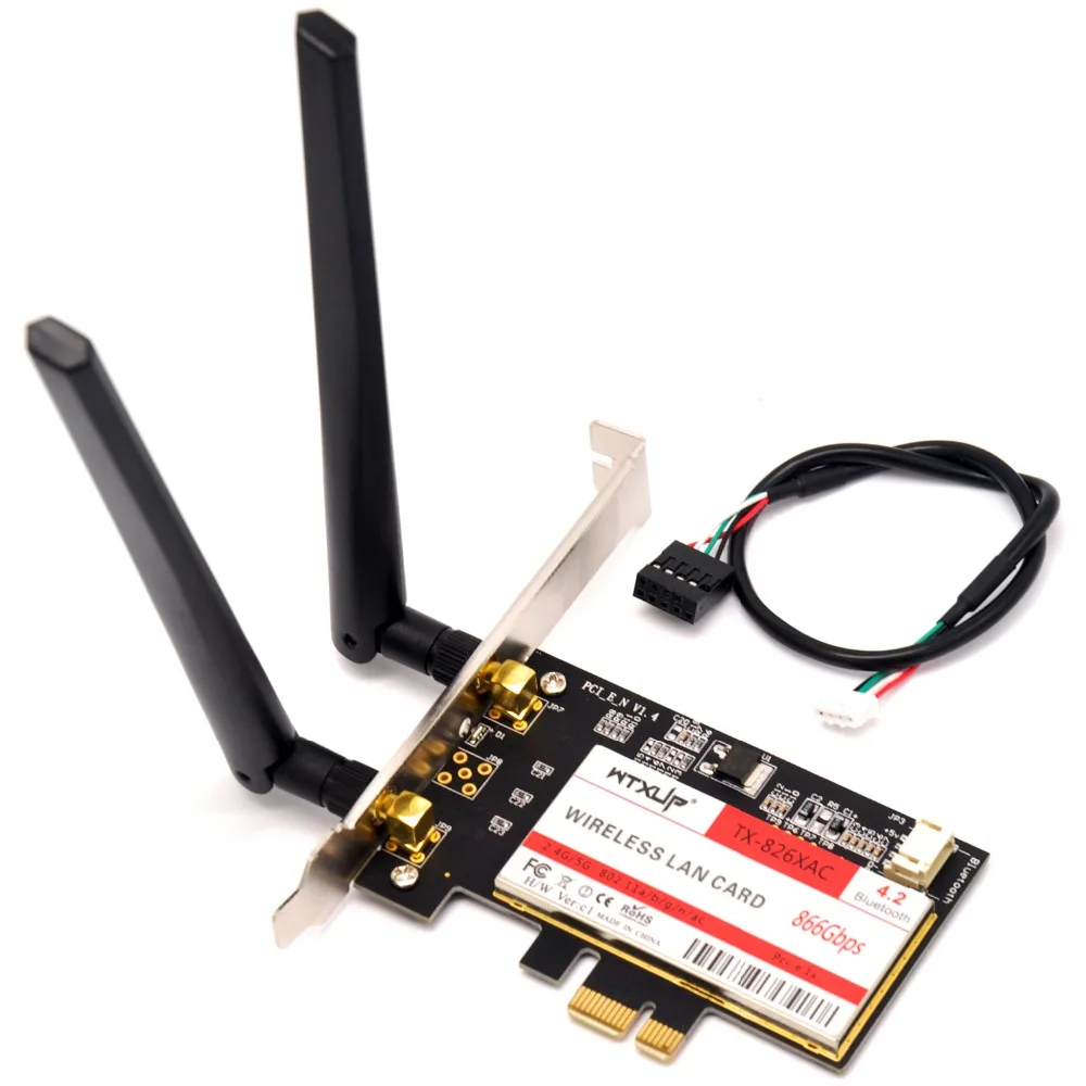 WTXUP 8260AC 802.11ac 867 Мбит/с PCI E Wi Fi адаптер Express WLAN карта с Bluetooth 4 2 для Intel AC8260 + антенна *