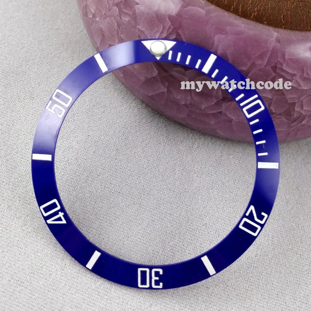 

38mm blue ceramic bezel insert for mens watch made by parnis factory