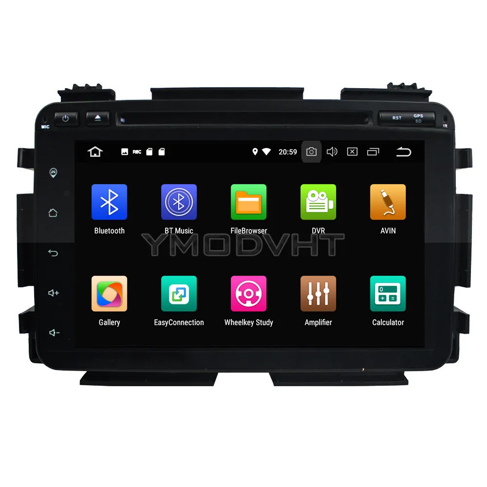 YMODVHT 8 дюймов Android 0 Восьмиядерный PX5 4 Гб ОЗУ 32 ПЗУ автомобильный DVD плеер Радио